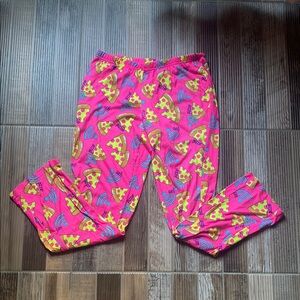 🎁 Justice Pink Pizza Print Kids Pajamas